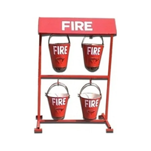 Fire Bucket Stand — supplied by Red Iron Safety Solutions, Surat