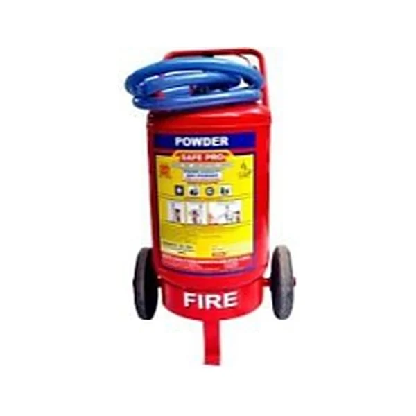 Trolley Mounted Fire Extinguisher — supplied by Red Iron Safety Solutions, Surat